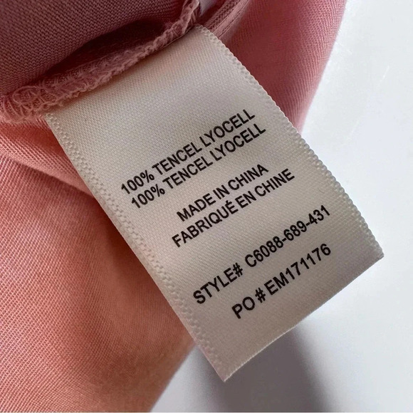 Cloth & Stone Anthropologie Day Tripper Peachy Pink Tie Dye Cropped Jumpsuit S - Picture 11 of 12